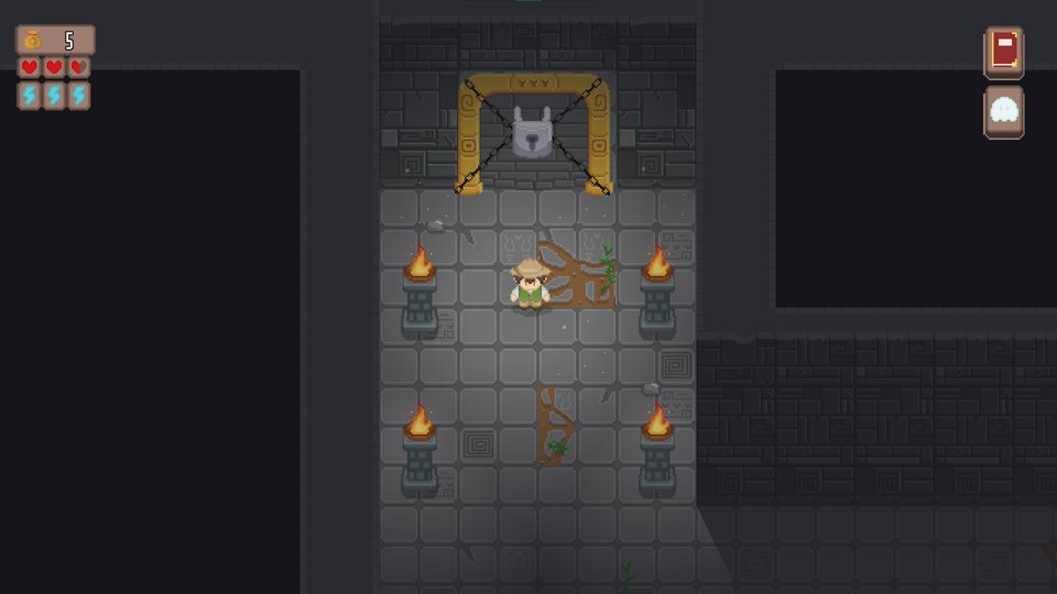 Temple Rising — locked gate room